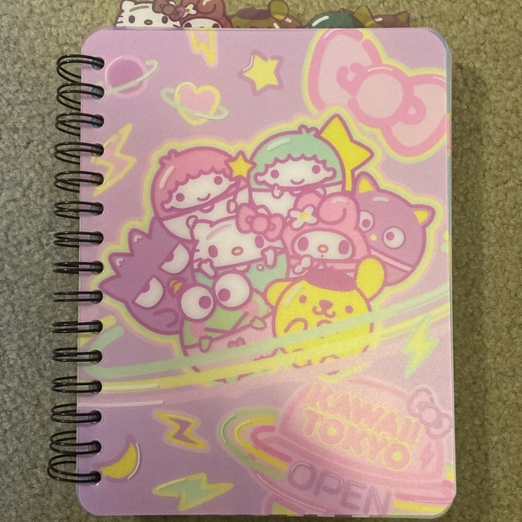 Sanrio Hello Kitty Kawaii Tokyo Spiral Bound Notebook